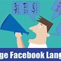 Image result for Change Language On Facebook
