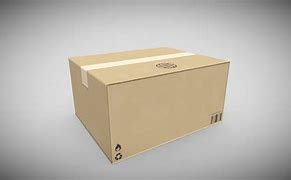 Image result for Cardboard Box 3D Model