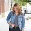 Image result for Women Wearing Jean Jackets