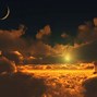 Image result for Moon and Clouds Colorful