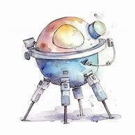 Image result for Space Robot Drawing