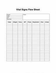 Image result for VitalSigns Flow Sheet