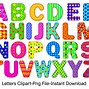 Image result for Colorful Letters Clip Art
