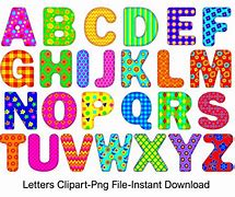 Image result for Colorful Alphabet