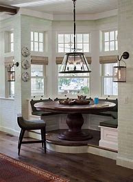 Image result for Corner Nook Kitchen Table with Bench