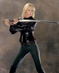 Image result for Uma Thurman Kill Bill Outfit