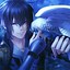 Image result for Anime Boy Blue Hair Knight