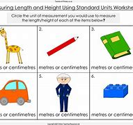 Image result for Measuring Height Worksheets