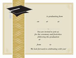 Image result for Free Graduation Invitation Template Word
