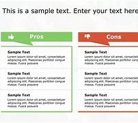 Image result for Pros and Cons Table PowerPoint