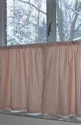Image result for Cafe Curtains Red Stripe