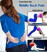 Image result for mid right back pain exercise