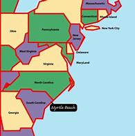 Image result for Map of East Coast