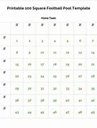 Image result for Football Pool with Numbers