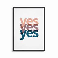 Image result for Yes Wall Art