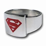 Image result for Stainless Steel Superman Ring