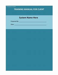 Image result for Editable Training Manual Design Templates