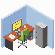 Image result for Office Long Workstation Icon