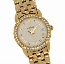 Image result for Concord Ladies Gold Watch 18K