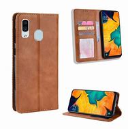 Image result for Samsung A40 Leather Case