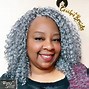 Image result for Two Twist Braids Gray Hair