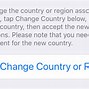 Image result for iPhone Change Country