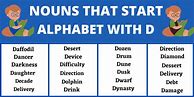 Image result for Nouns That Start with D