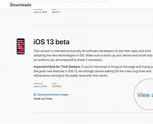 Image result for iOS 13 Beta Software
