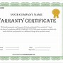 Image result for Product Warranty Certificate Format