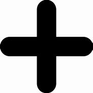 Image result for Silver Plus Symbol On Black Background