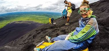 Image result for Volcano Surfing