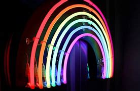 Image result for Neon Rainbow Wallpaper 4K