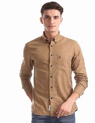 Image result for Brown Button Down Shirt