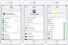 Image result for Settings iPhone Screen iCloud