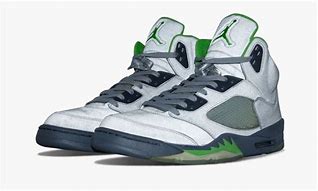 Image result for Jordan 5s Lime Green