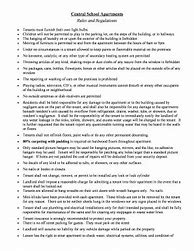 Image result for Rules and Regulations Template Residential