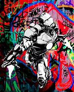Image result for Iron Man Graffiti