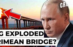 Image result for Crimea Bridge Damage