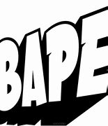 Image result for BAPE Font