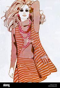 Image result for 1960s Fashion Plates