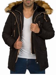 Image result for Fur Hoodie Jacket Men