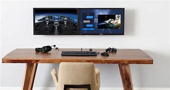 Image result for TV Computer Monitor Leaned Against Wall