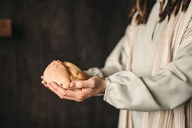 Image result for Jesus Christ Holding Bread Ai