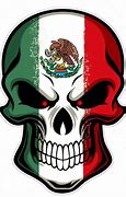Image result for Mexican Flag Skull
