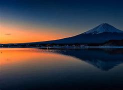 Image result for Mount Fuji Sunset