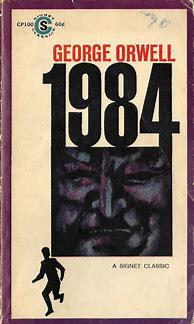 Image result for George Orwell 1984 Original Book Cover