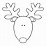 Image result for Free Printable Reindeer Face