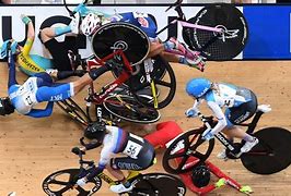Image result for Track Cycling Crash