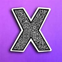 Image result for Abstract Letter X Sticker