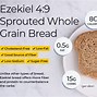 Image result for Ezekiel Bread Nutrition Label